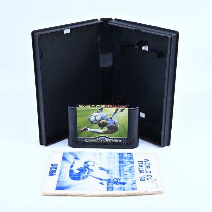 World Cup Italia '90 - Sega Mega Drive Game + Manual - PAL - FREE POST!