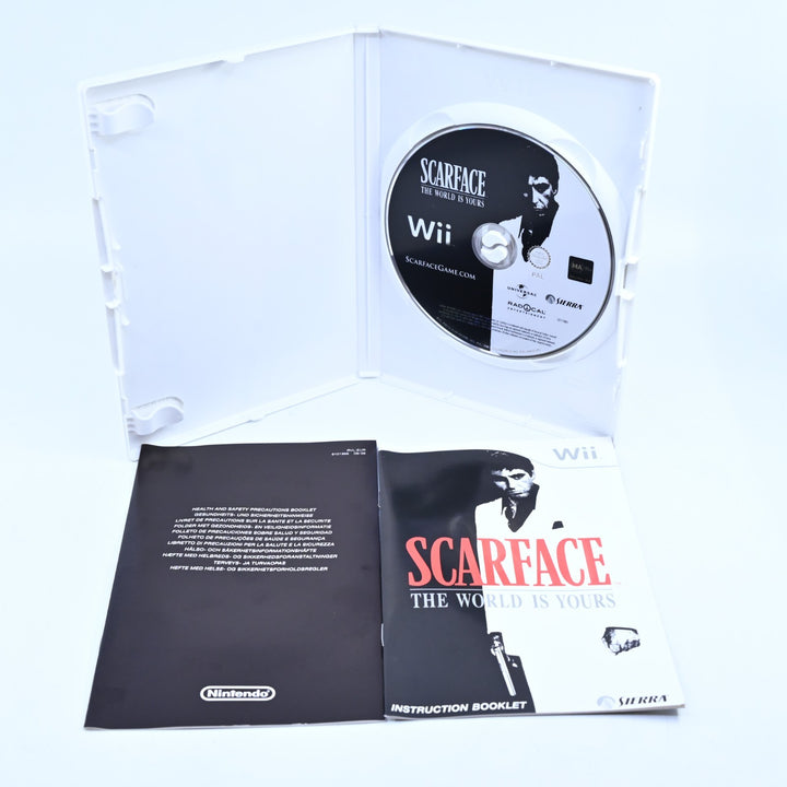 LIKE NEW! Scarface: The World Is Yours - Nintendo Wii Game + Manual MINT DISC!