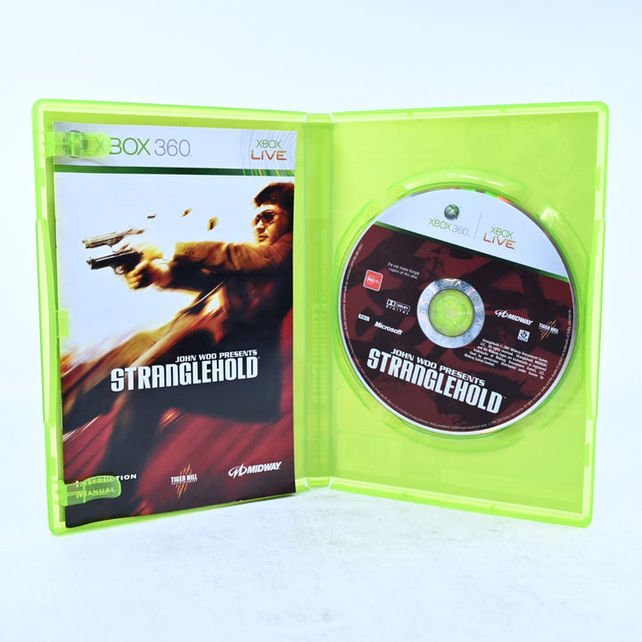 John Woo Presents: Stranglehold - Xbox 360 Game + Manual - PAL - MINT DISC!