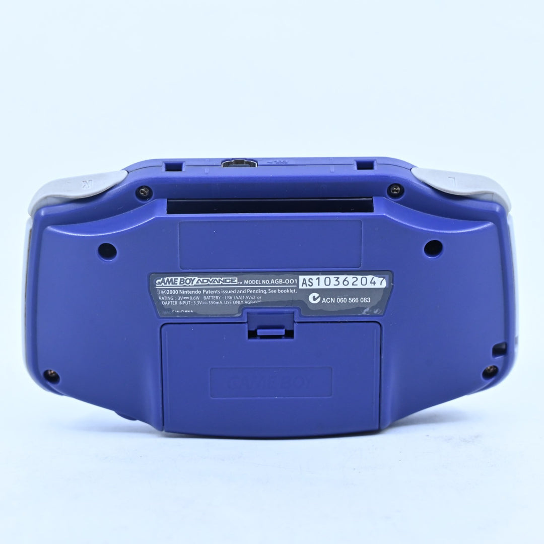 AGB-001 - Indigo - Nintendo Gameboy Advance Console - FREE POST!