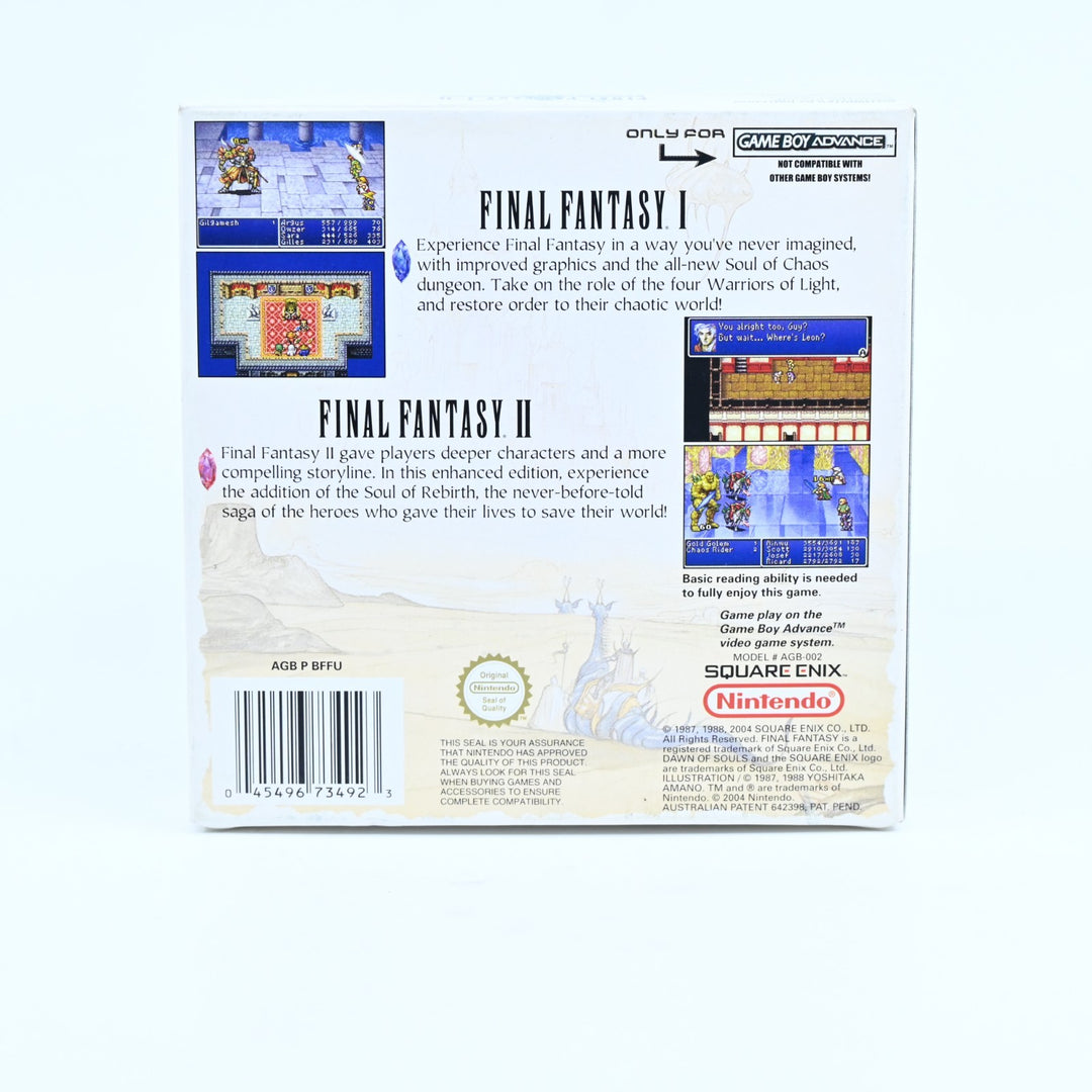 Final Fantasy 1 & 2: Dawn of Souls - GBA Boxed Game - PAL - FREE POST!