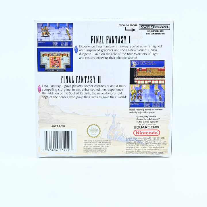 Final Fantasy 1 & 2: Dawn of Souls - GBA Boxed Game - PAL - FREE POST!