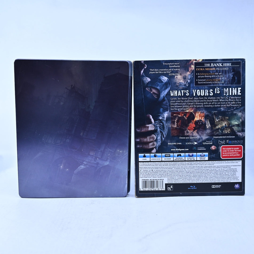 Thief - Steelbook Edition - Sony Playstation 4 / PS4 Game - MINT DISC!
