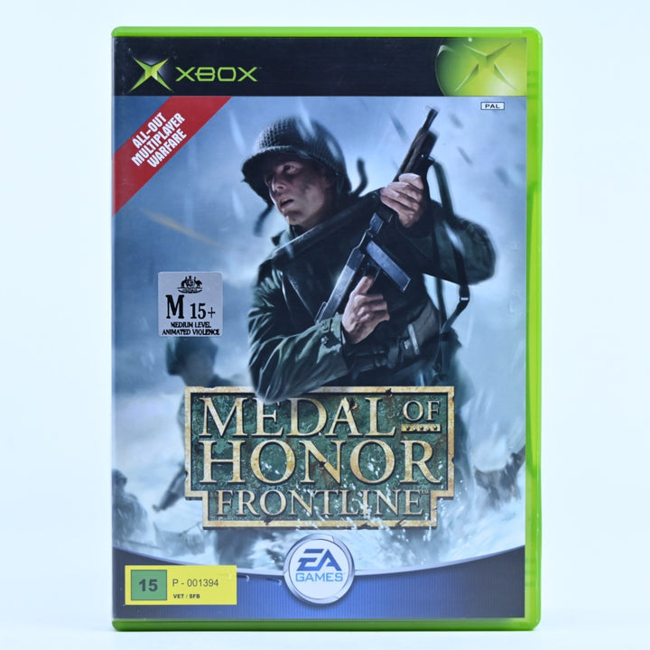 Medal of Honor: Frontline - Original Xbox Game + Manual - PAL - MINT DISC!