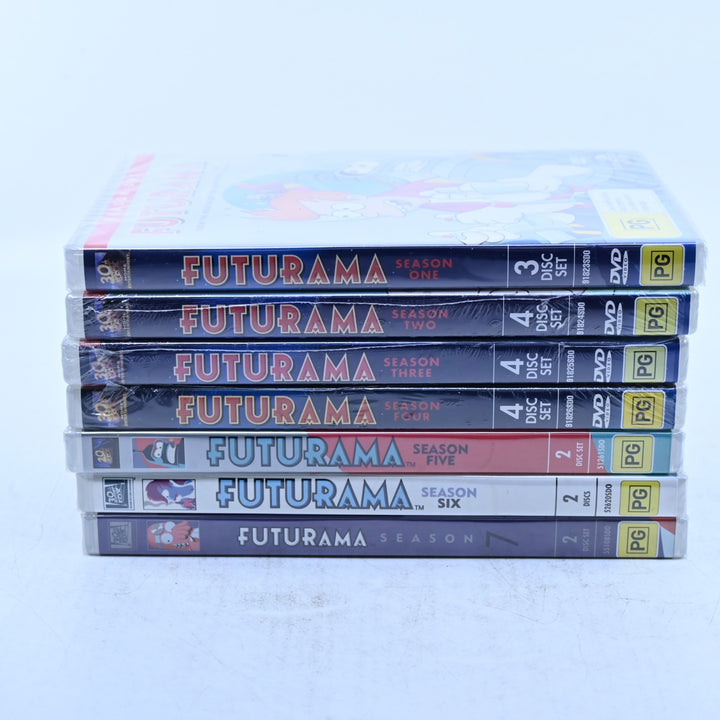 SEALED! Futurama - Seasons 1-7 - Region 4 - DVD