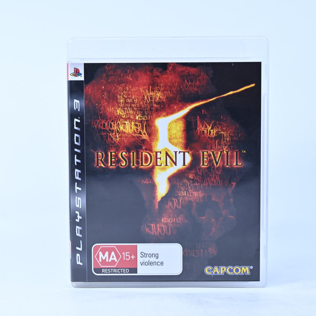 Resident Evil 5 - Sony Playstation 3 / PS3 Game + Manual - MINT DISC!