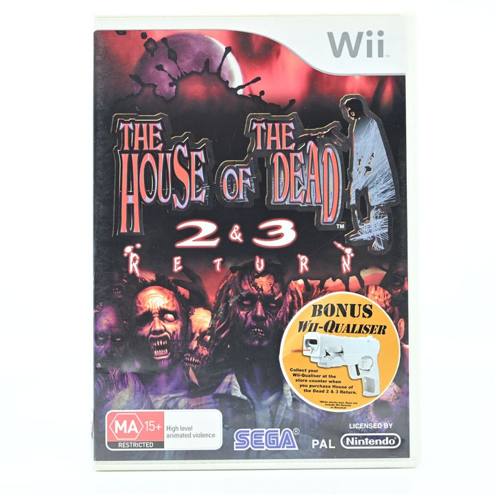 The House of the Dead 2 & 3 - Nintendo Wii Game - PAL - FREE POST!