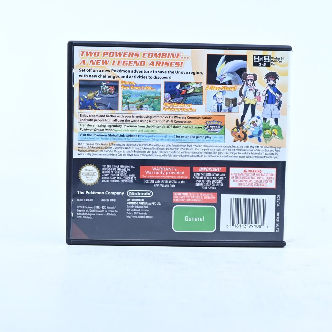 Pokemon White 2 - Nintendo DS Game - AUS PAL + Manual - FREE POST!