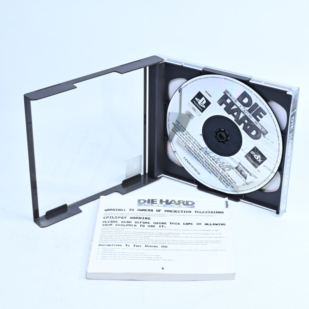Die Hard Trilogy - Sony Playstation 1 / PS1 Game + Manual - PAL - MINT DISC!