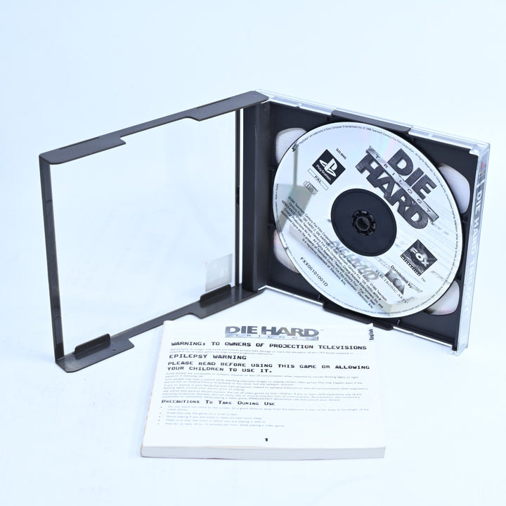 Die Hard Trilogy - Sony Playstation 1 / PS1 Game + Manual - PAL - MINT DISC!