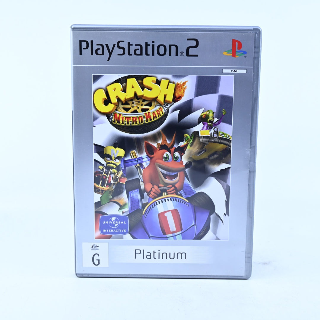 Crash Nitro Kart - Sony Playstation 2 / PS2 Game + Manual - PAL - MINT DISC!