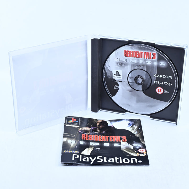 Resident Evil 3 Nemesis - Sony Playstation 1 / PS1 Game + Manual - PAL