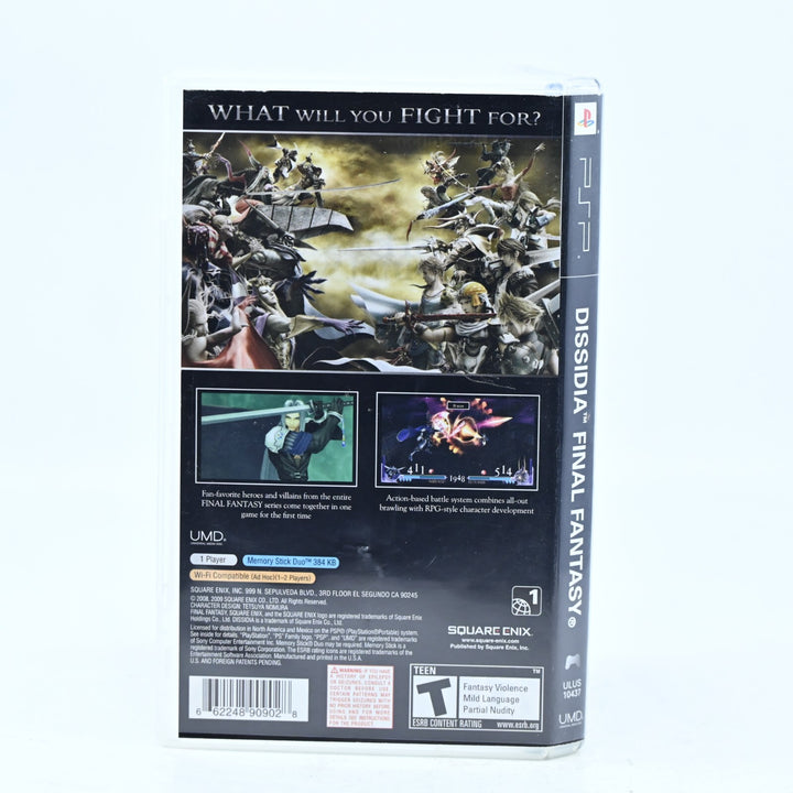 Dissidia Final Fantasy - Sony PSP Game + Manual - FREE POST!
