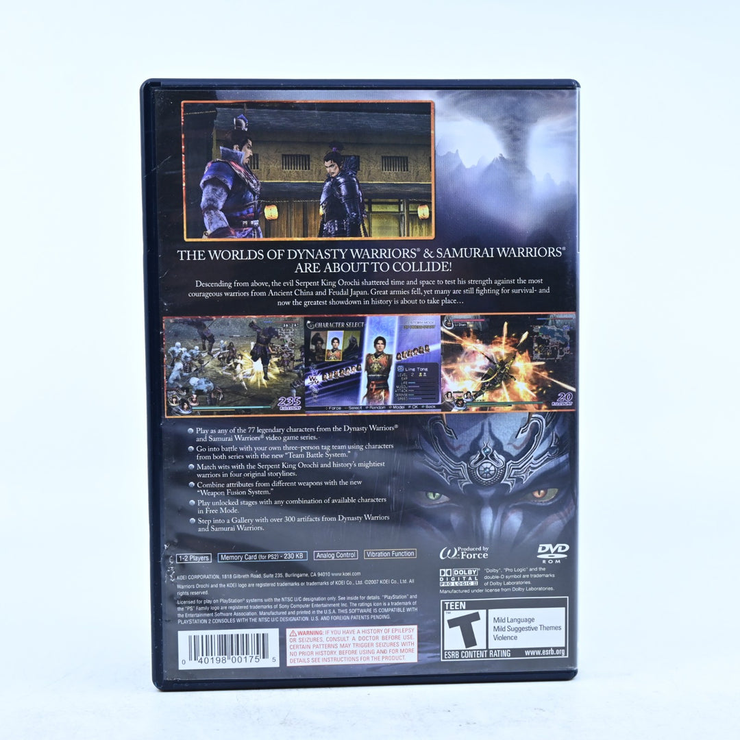 Warriors Orochi - Sony Playstation 2 / PS2 Game + Manual - NTSC-U/C