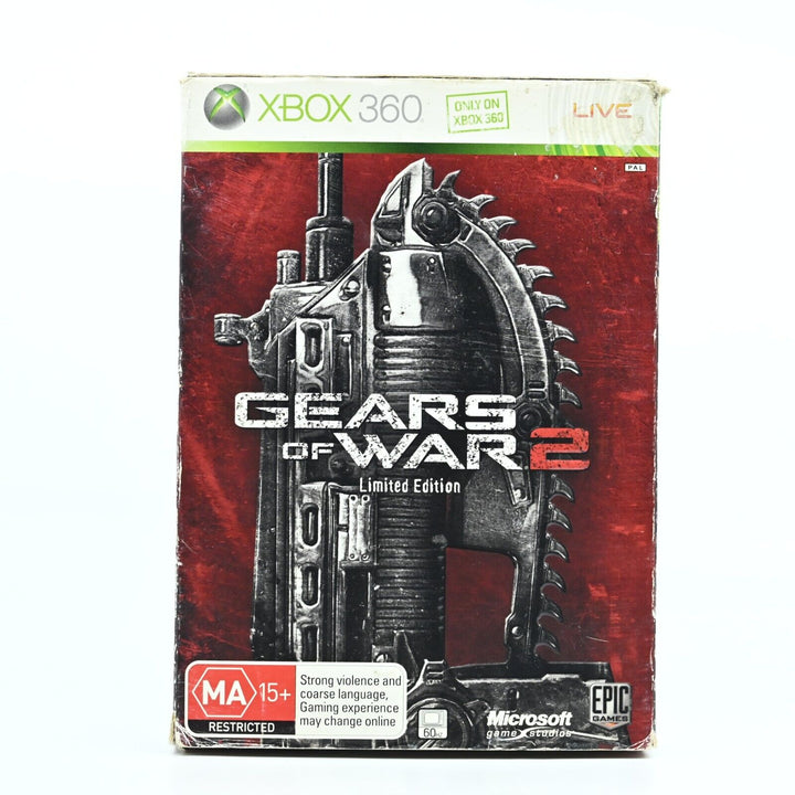 Gears of War 2 Limited Edition - Xbox 360 Game + Manual - PAL - MINT DISC!