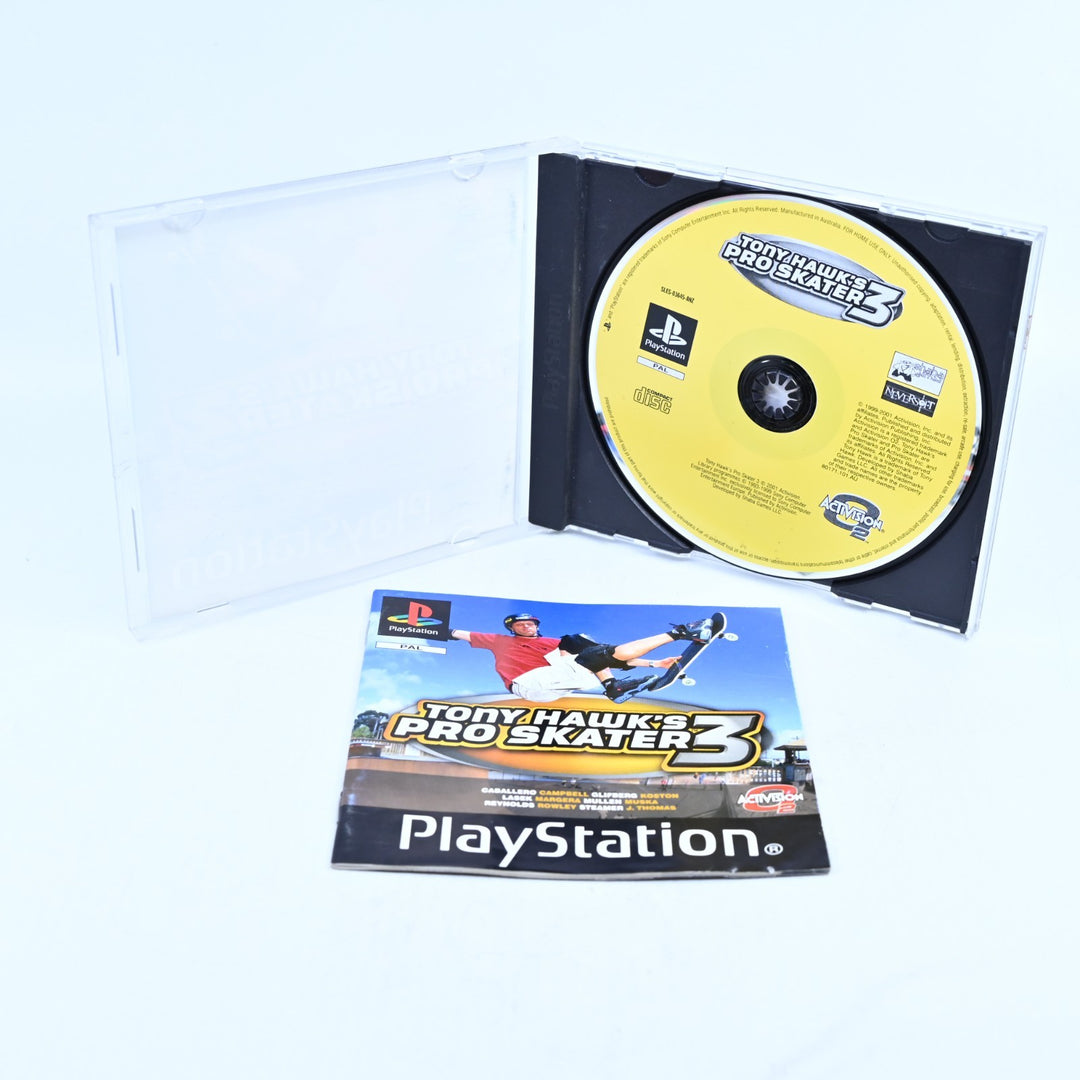 Tony Hawk's Pro Skater 3 - Sony Playstation 1 / PS1 Game + Manual - PAL