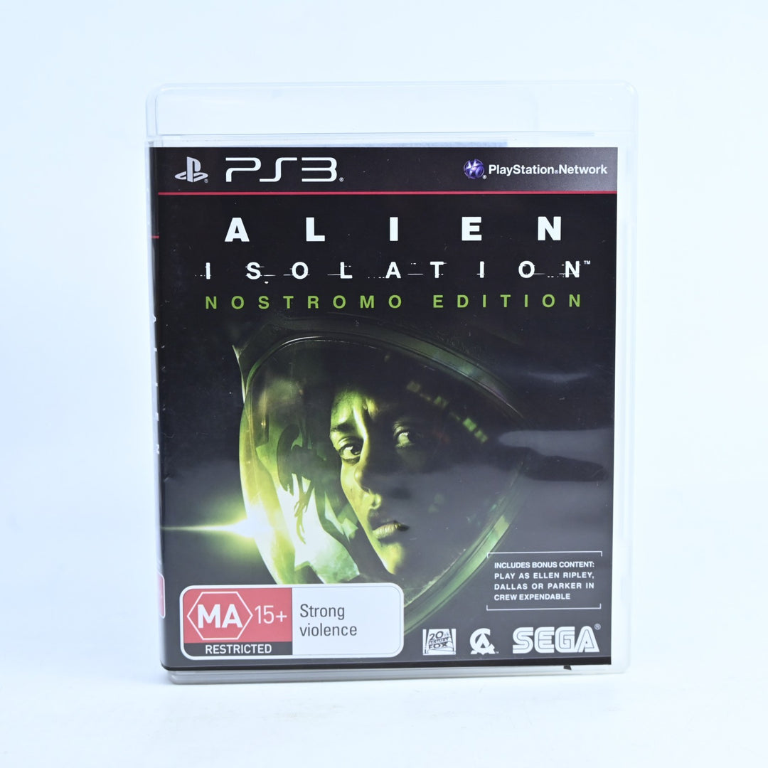 Alien Isolation: Nostromo Edition - Sony Playstation 3 / PS3 Game + Manual
