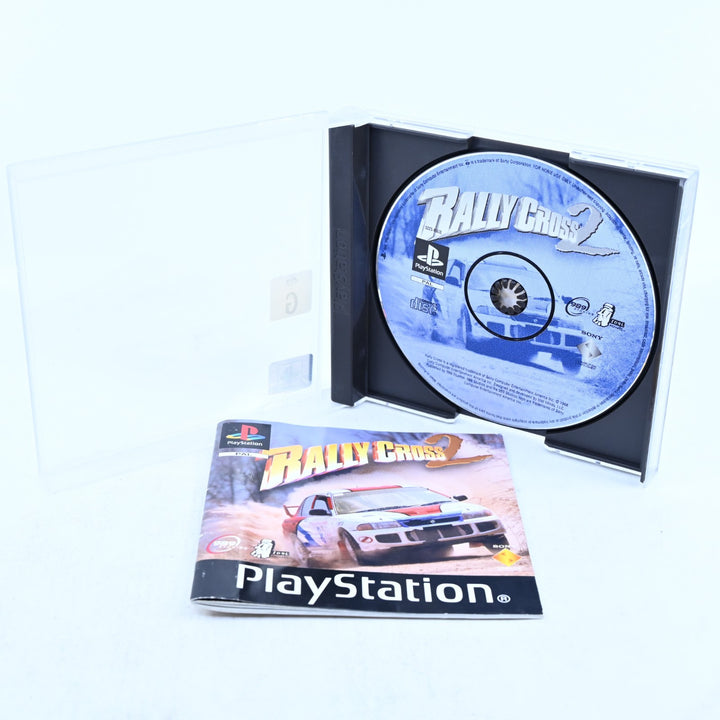 Rally Cross 2 - Sony Playstation 1 / PS1 Game + Manual - PAL - MINT DISC!