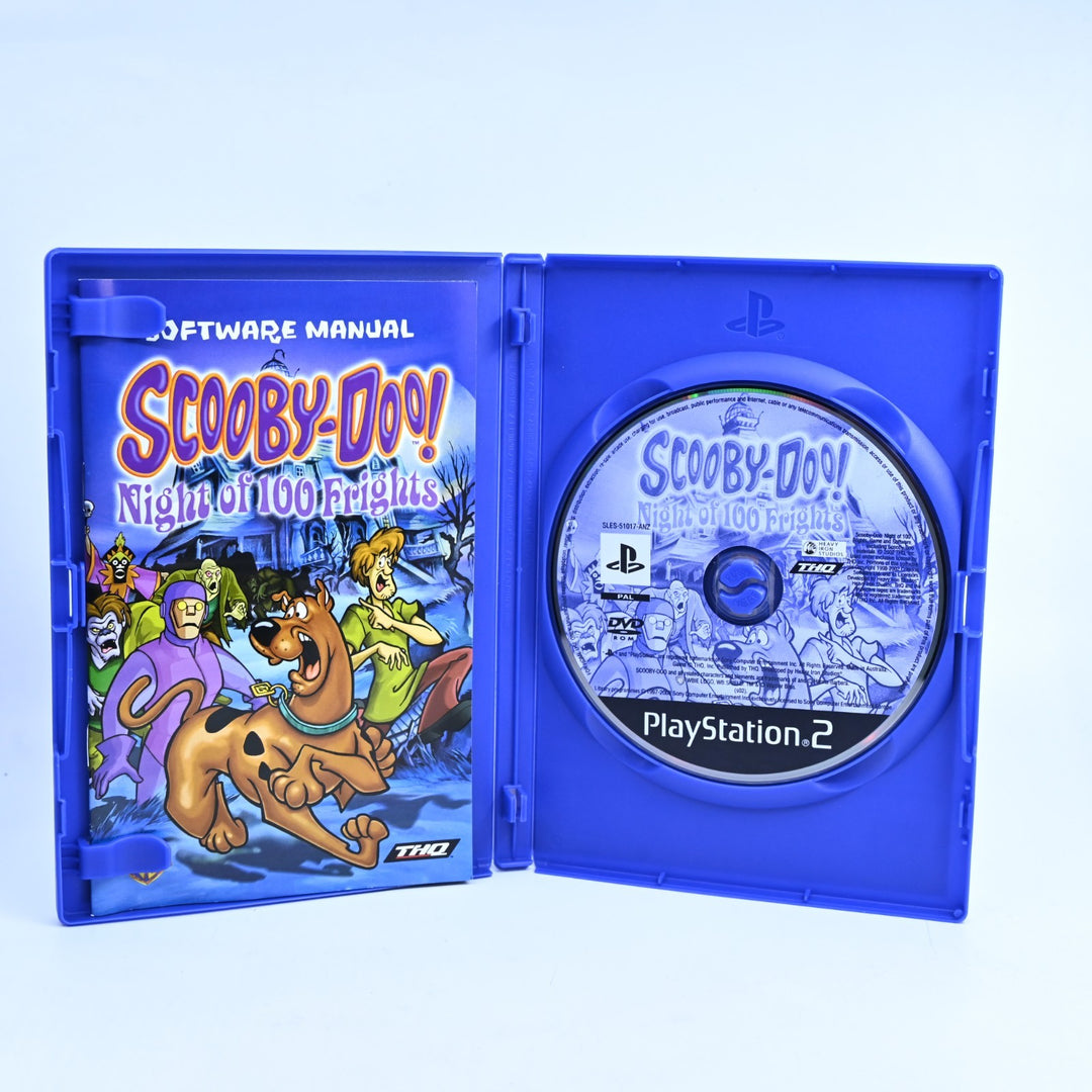Scooby Doo! Night of 100 Frights - PS2 Game + Manual - PAL - NEAR MINT DISC!