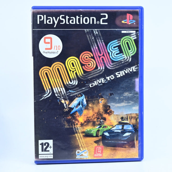 Mashed Drive to Survive - Sony Playstation 2 / PS2 Game - No Manual