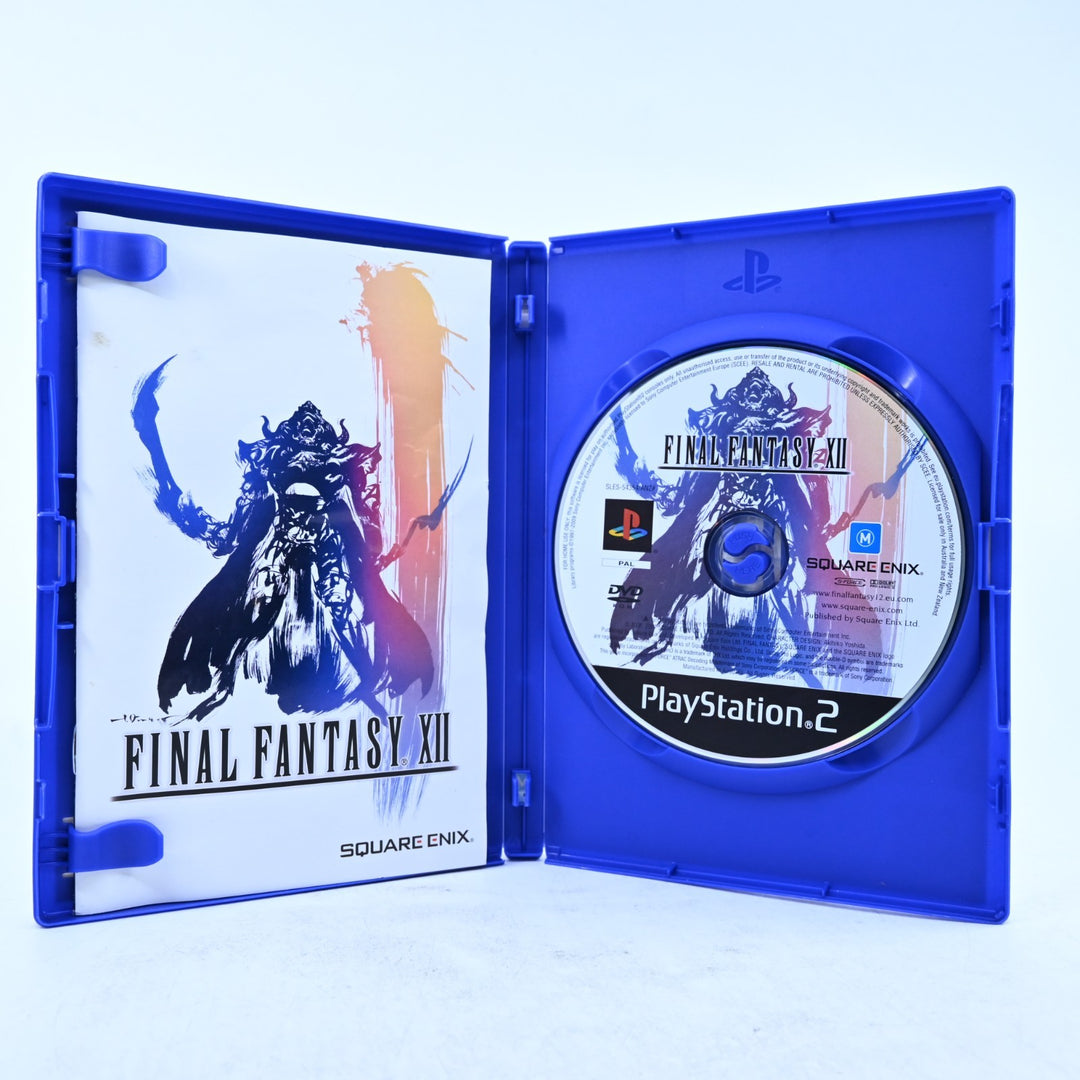 Final Fantasy XII - Sony Playstation 2 / PS2 Game + Manual - PAL - MINT DISC!