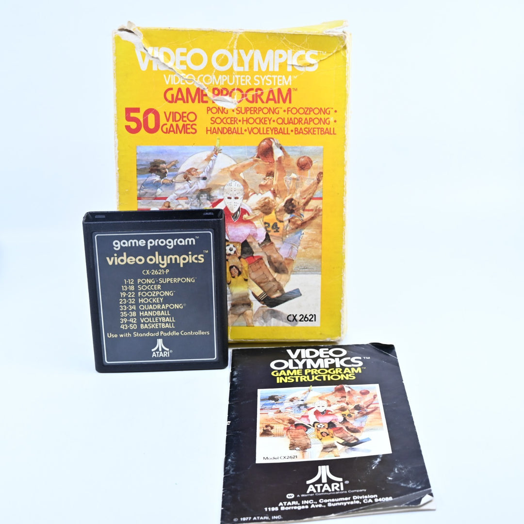 Video Olympics - Atari 2600 Boxed Game - PAL - FREE POST!