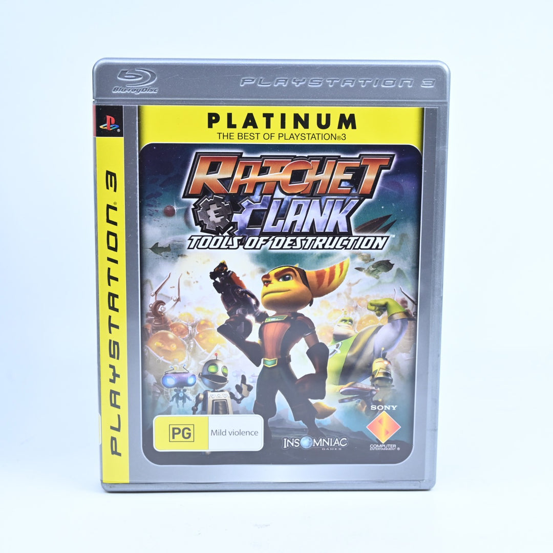 Ratchet & Clank: Tools of Destruction - Sony Playstation 3 / PS3 Game + Manual