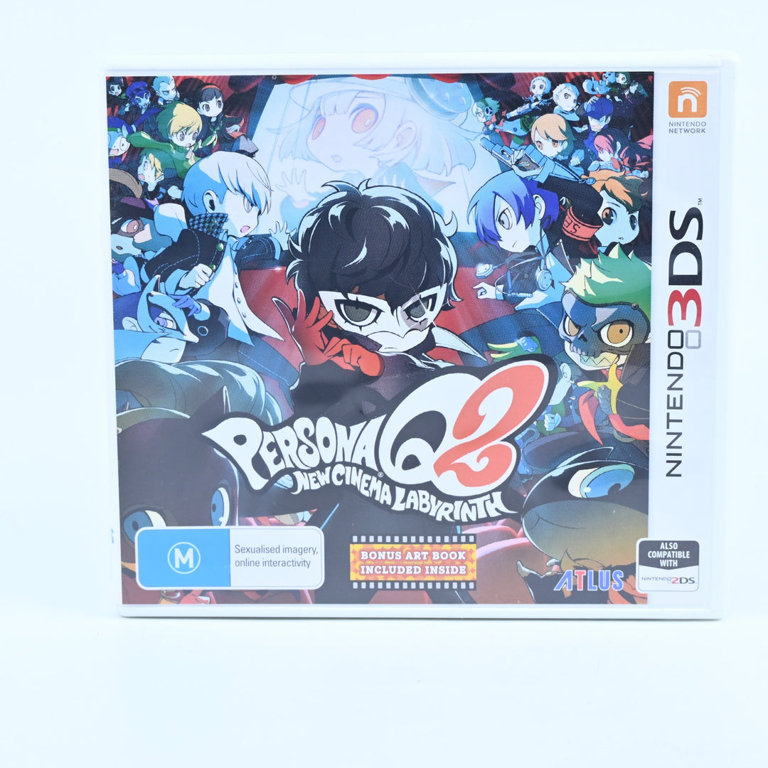 Persona Q2: New Cinema Labyrinth - Nintendo 3DS Game - PAL + Manual