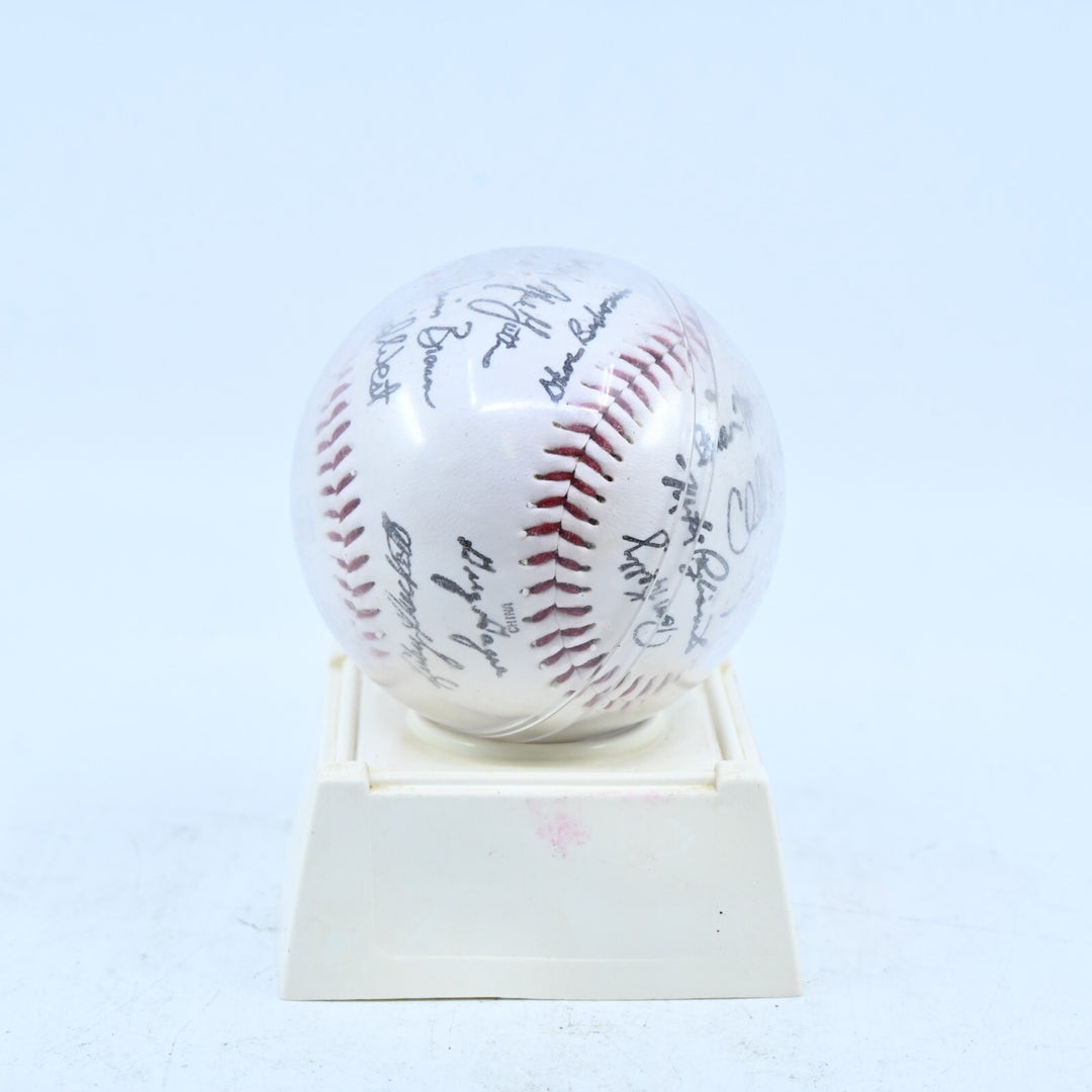 1991 Minnesota Twins World Series Team Autographed Stamped Baseball - Toy