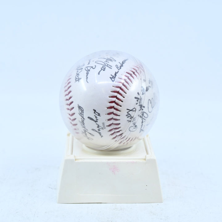 1991 Minnesota Twins World Series Team Autographed Stamped Baseball - Toy