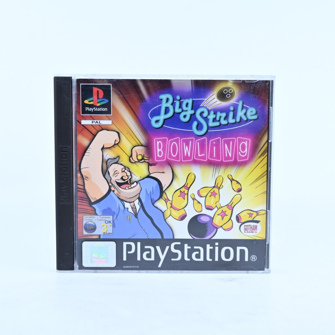 Big Strike Bowling - Sony Playstation 1 / PS1 Game + Manual - PAL - MINT DISC!