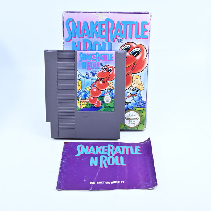 Snake Rattle N Roll - Nintendo Entertainment System / NES Boxed Game - PAL