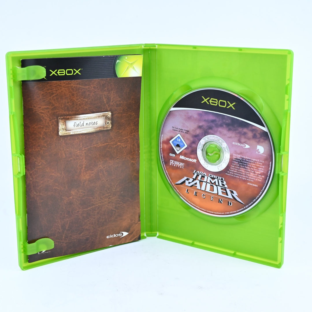 Lara Croft Tomb Raider Legend - Original Xbox Game + Manual - PAL - MINT DISC!