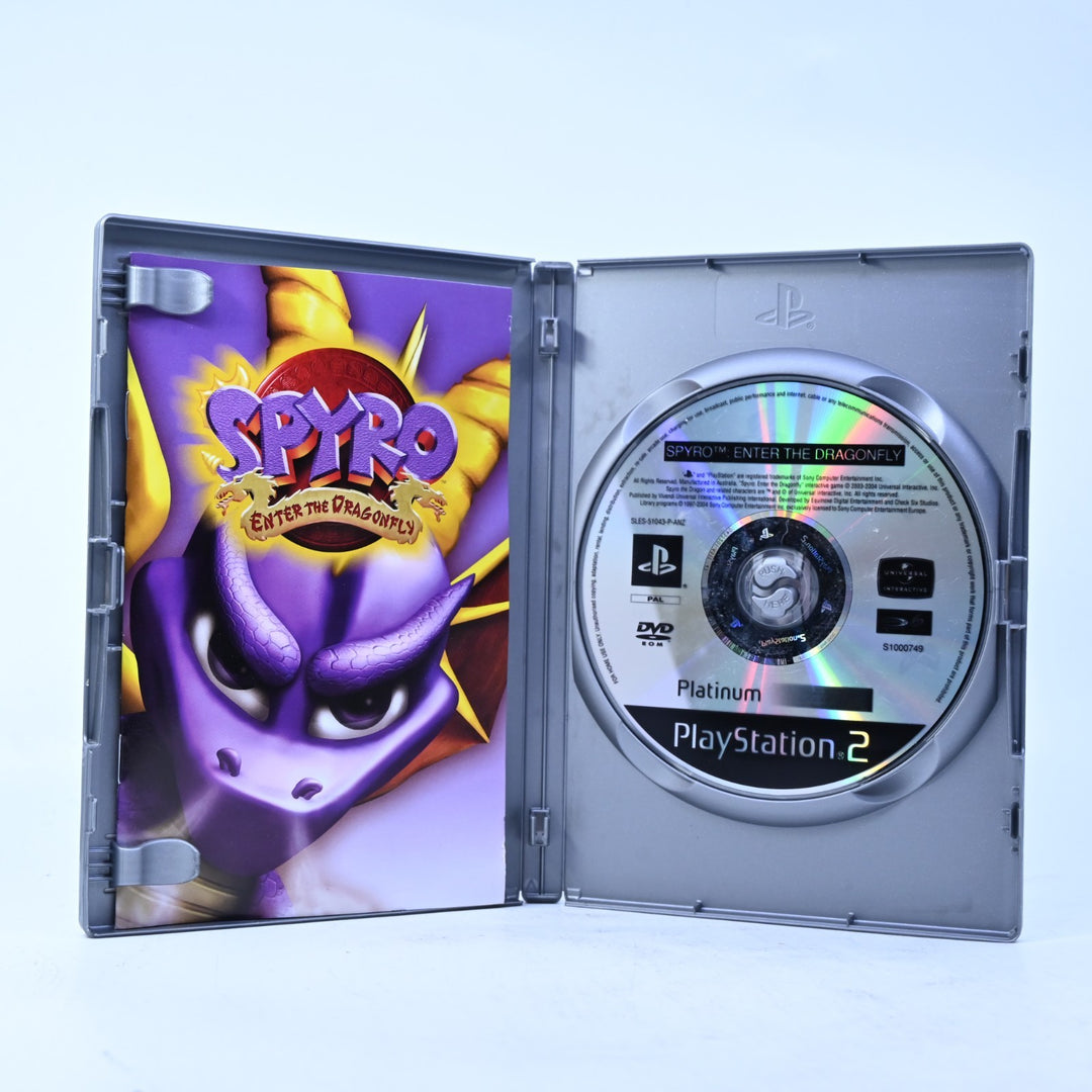 Spyro: Enter the Dragonfly - Sony Playstation 2 / PS2 Game + Manual - PAL
