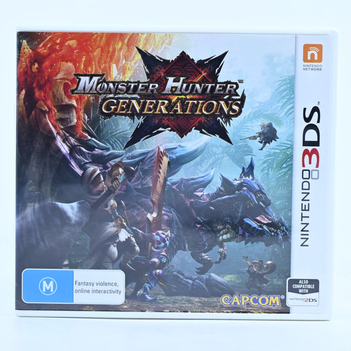 Monster Hunter Generations - Nintendo 3DS Game - PAL + Manual - FREE POST!