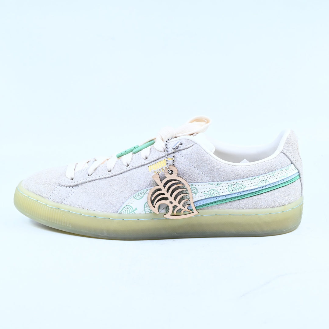 UNUSED! Animal Crossing: New Horizons - Puma Suede Whisper White Mens US7.5 Shoe