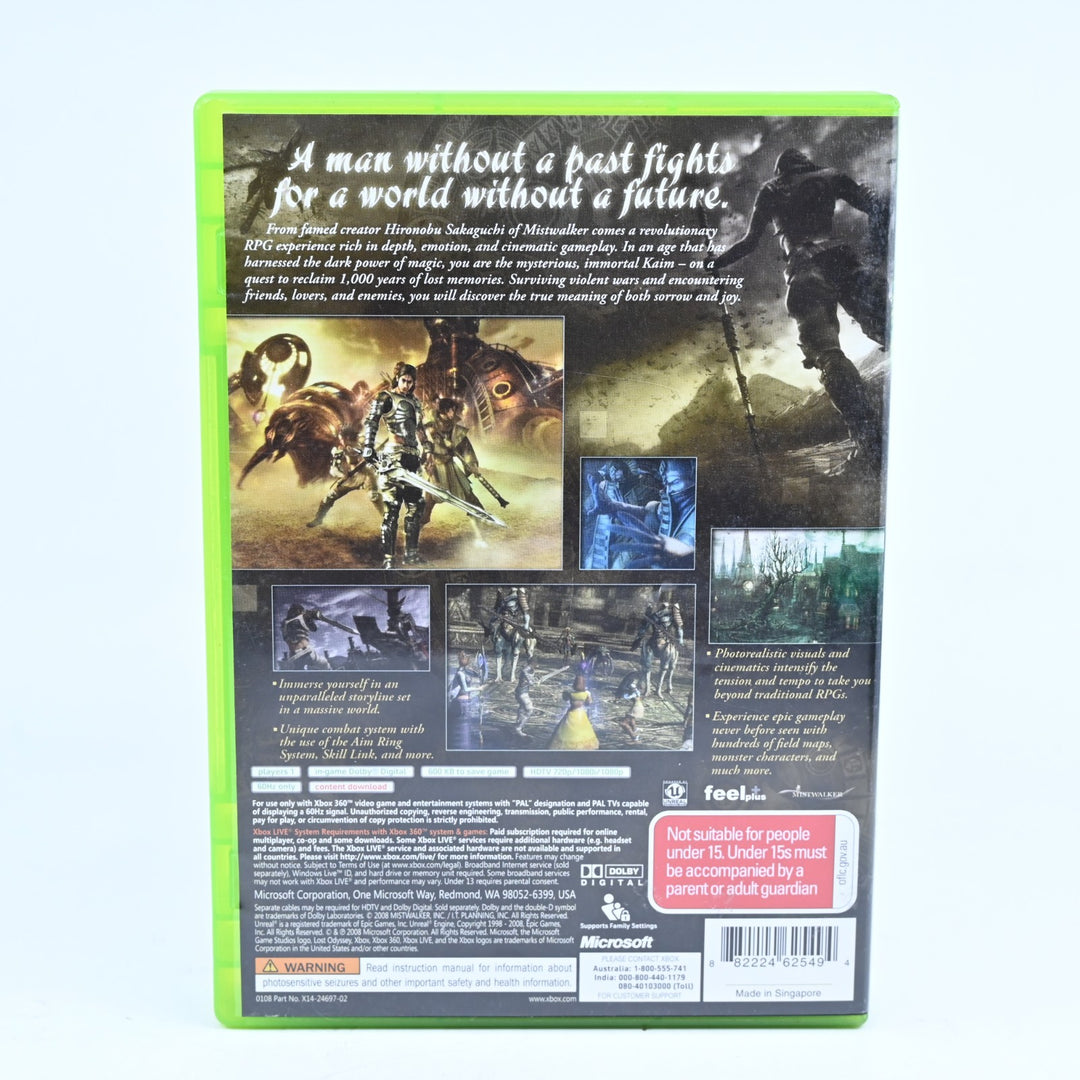 Lost Odyssey - Xbox 360 Game + Manual - PAL - MINT DISC!