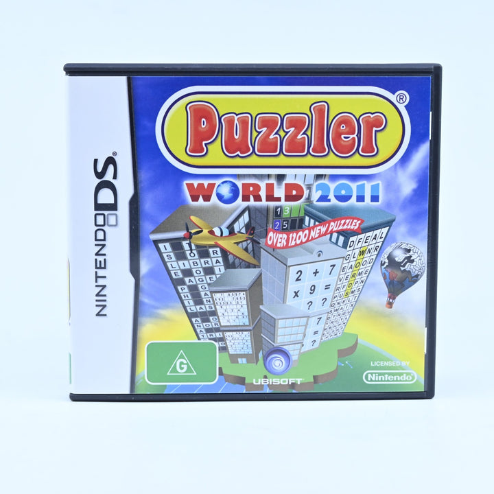 Puzzler World 2011 - Nintendo DS Game - PAL + Manual - FREE POST!