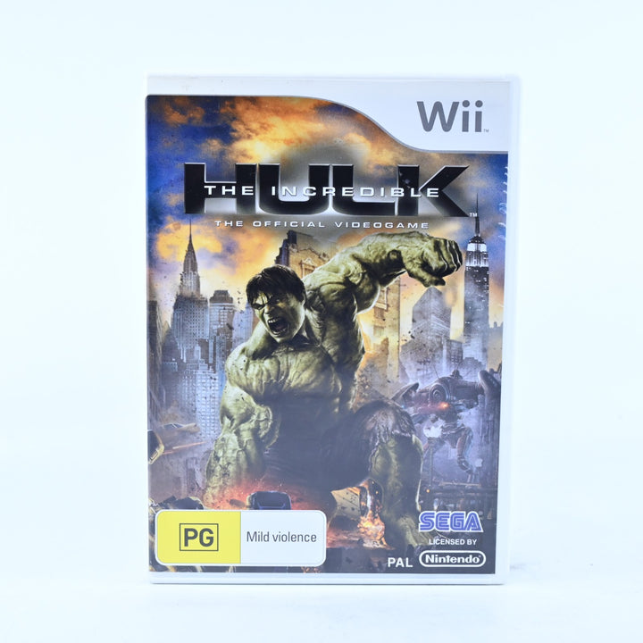 The Incredible Hulk - Nintendo Wii Game + Manual - PAL - MINT DISC!