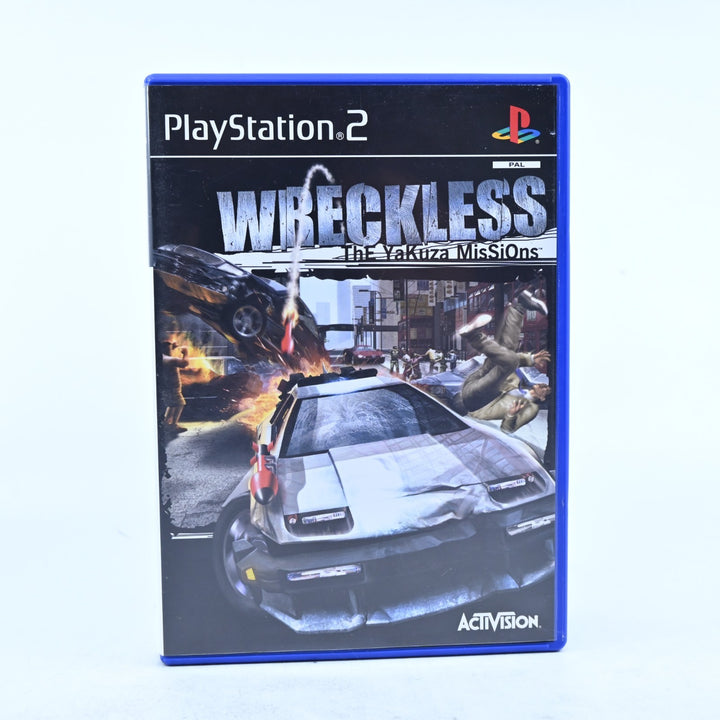Wreckless: The Yakuza Missions - Sony Playstation 2 / PS2 Game + Manual - PAL