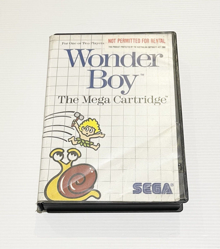Wonder Boy The Mega Cartridge - Sega Master System Game - PAL - FREE POST!