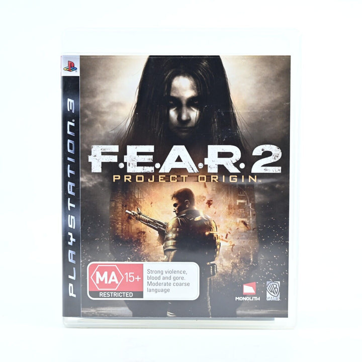 Fear 2: Project Origin - Sony Playstation 3 / PS3 Game + Manual - MINT DISC!