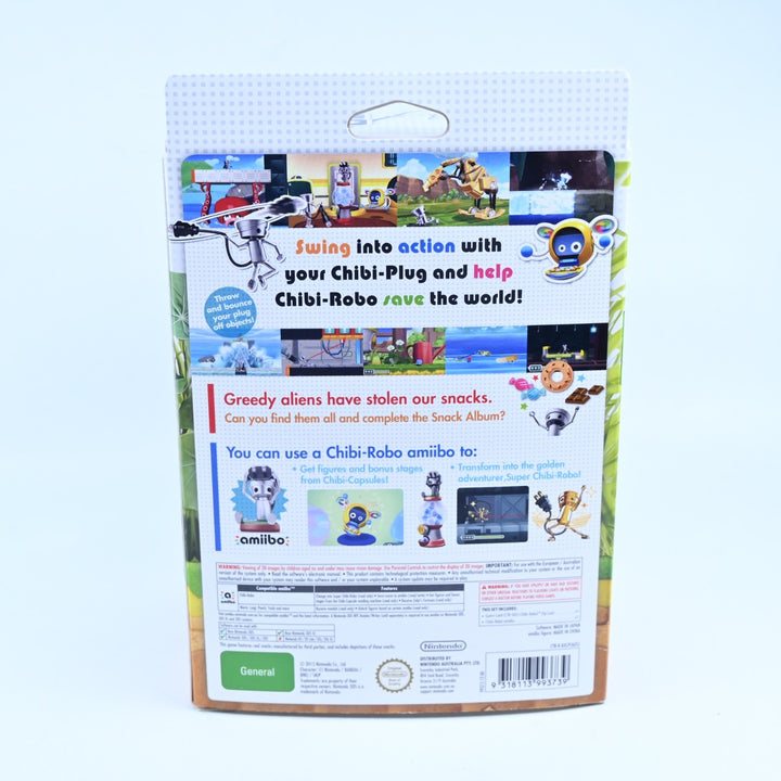 Chibi-Robo! Zip Lash Amiibo Bundle - Nintendo 3DS Game - PAL + Manual