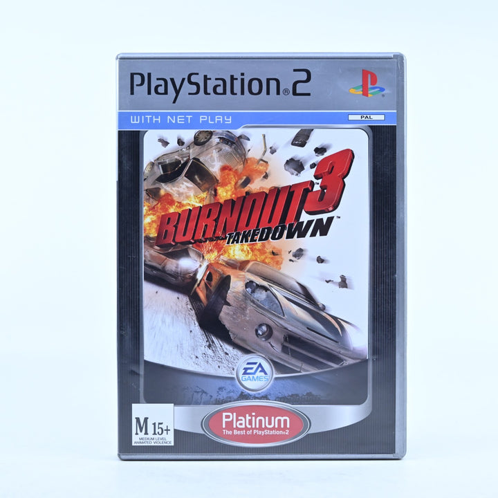 Burnout 3: Takedown - Sony Playstation 2 / PS2 Game + Manual - PAL