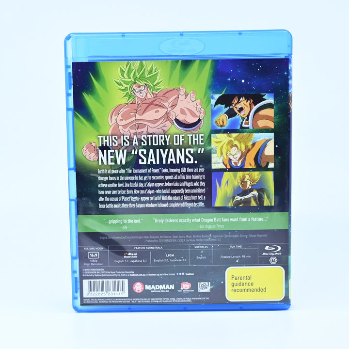 Dragon Ball Super the Movie: Broly - Anime Blu-Ray - Region B PAL