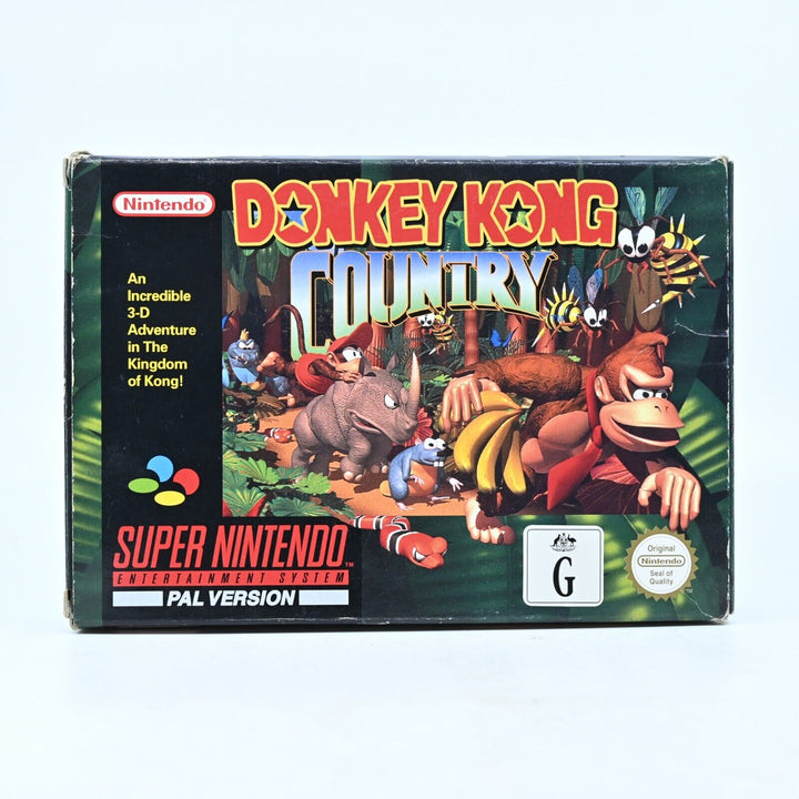 Donkey Kong Country - Super Nintendo / SNES Boxed Game - PAL - FREE POST!