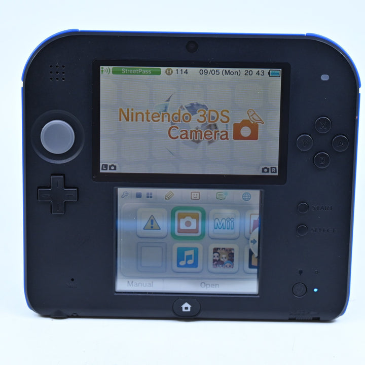 FTR-001 - Blue / Black + Case - Nintendo 2DS Console - PAL - FREE POST!