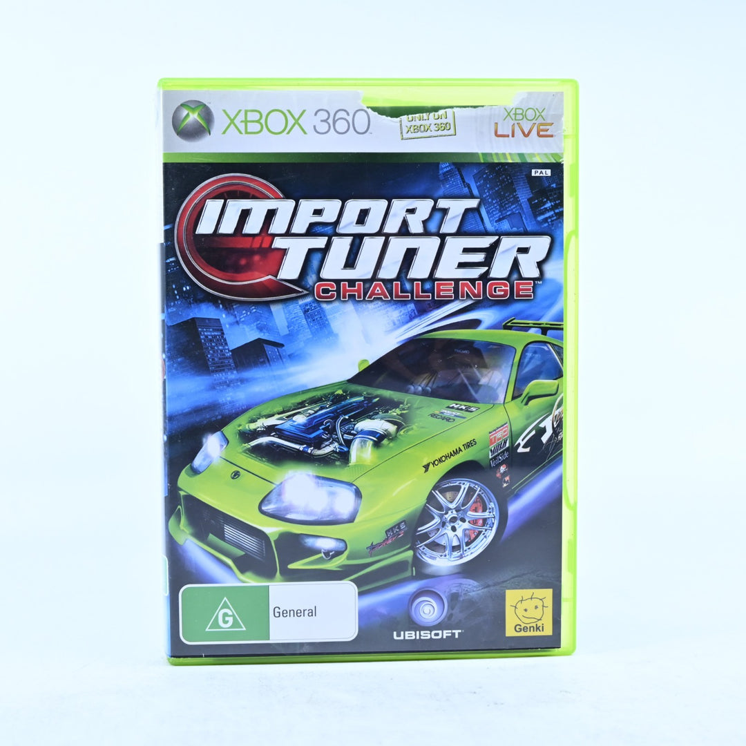 Import Tuner Challenge - Xbox 360 Game + Manual - PAL - MINT DISC!
