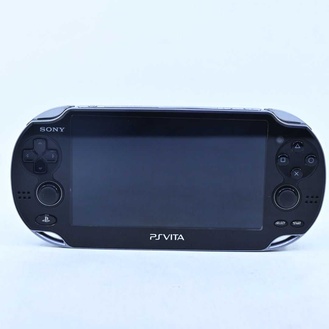 Crystal Black Sony PS Vita Boxed Console - PCH-1102 - PCH-1100 - FREE POST!