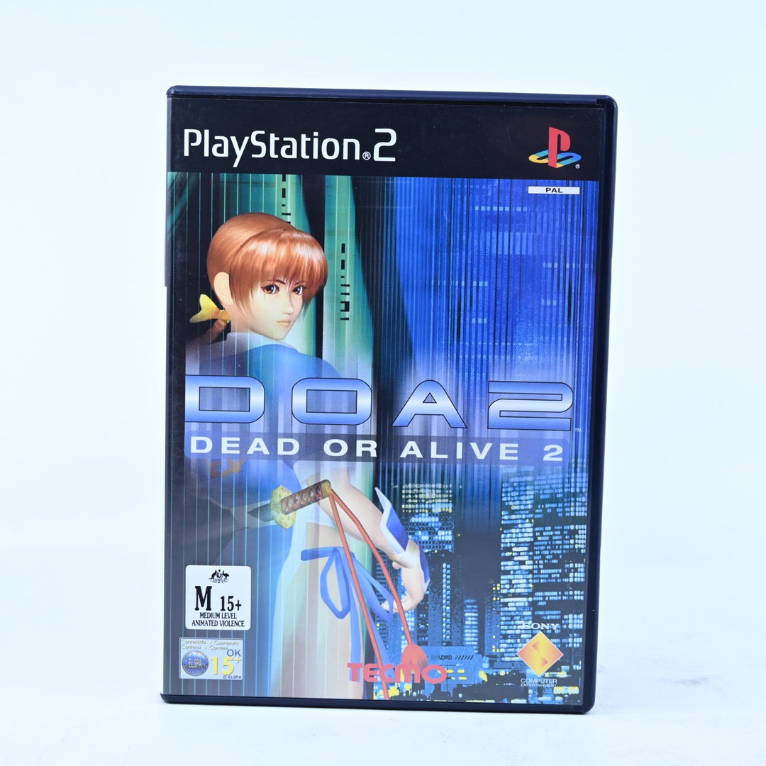 Dead Or Alive 2 - Sony Playstation 2 / PS2 Game + Manual - PAL - MINT DISC! DOA2